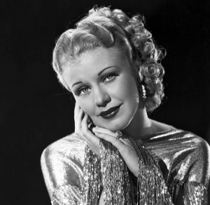 Beautiful Ginger Rogers, The Golden Girl, was never more alluring than in RKO- Radios Roberta.